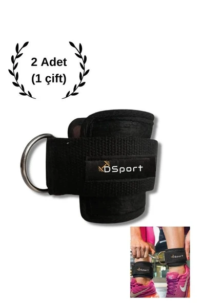 Dring Ankle Strap  Ayak Bilegi Fitness Çalışma Kemeri kablo Egzersizleri için 1 ÇİFT - 2