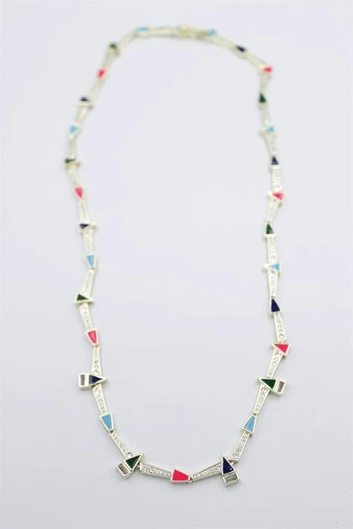 Taşlı Marka Kolye - Altın ürün görseli 1