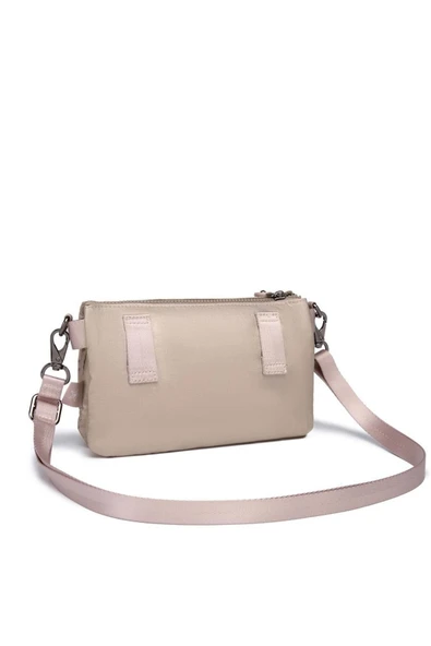 Metalik Kumaş Minik Boy Smart Bags Postacı Kadın Çantası 1191 - Resim 3