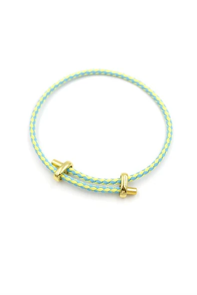 İp Bileklik - Turkuaz - Resim 2