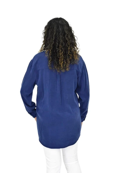 Kadın Uzun Kol Gömlek BGL-ST04647 - Resim 8