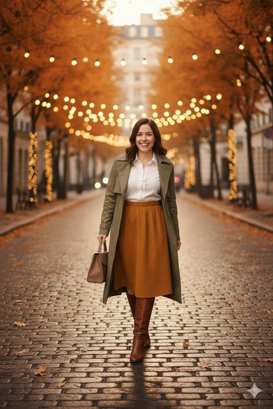 Kadın Büyük Beden Koton Çan Etek