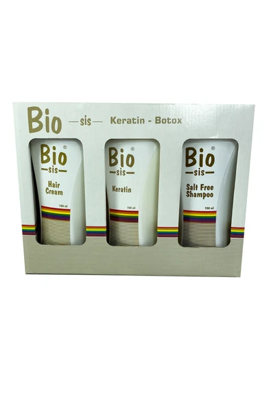 Brezilya Fönü 3'lü Kutulu Set Keratin + Saç Kremi + Tuzsuz Şampuan Düz ve Işıltılı Saçlar Botox - 2