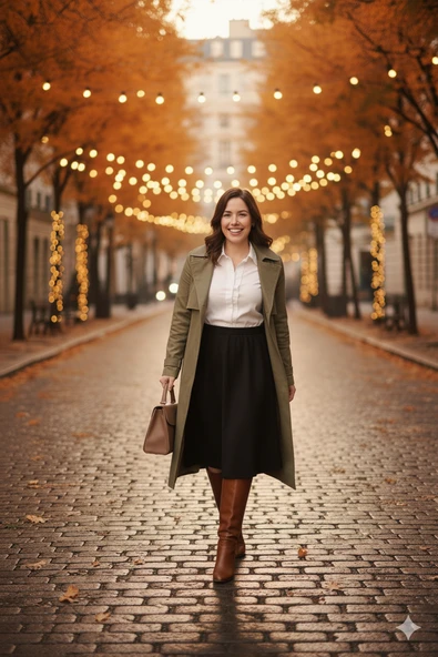 Kadın Büyük Beden Koton Çan Etek - 2