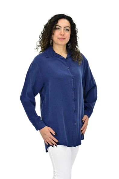 Kadın Uzun Kol Gömlek BGL-ST04647 - Resim 6