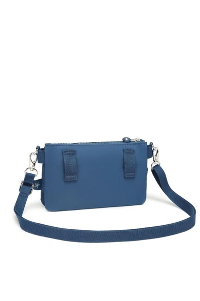 Minik Boy Krinkıl Kumaş Kadın Postacı Çantası Smart Bags 1191 - Resim 2