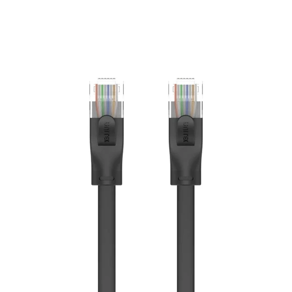 UNITEK CAT6 PATCH KABLO 2MT FLAT 1GBPS, SİYAH (C1810GBK) - 3