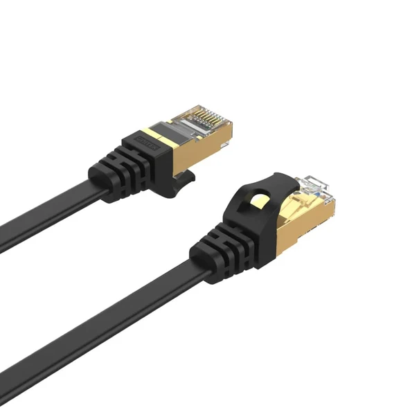 UNITEK CAT7 PATCH KABLO 15MT FLAT 10GBPS (C1897BK-15M) - 2