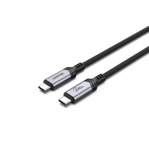 UNITEK TYPE-C HIZLI ŞARJ KABLOSU 2MT 240W (C14110GY-2M)