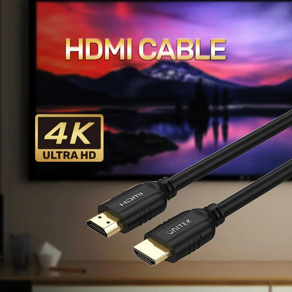 UNITEK HDMI2.0 KABLO 1.5MT 4K60Hz (C11079BK-1.5M) - 5