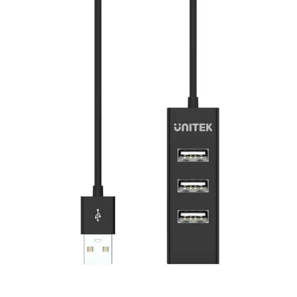 UNITEK TYPE-A TO 4 PORT USB2.0 HUB 80CM KABLO (Y-2140) - 4