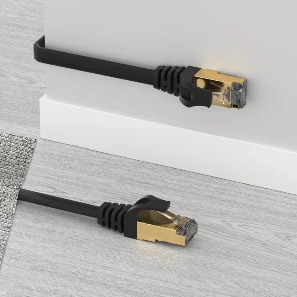 UNITEK CAT7 PATCH KABLO 15MT FLAT 10GBPS (C1897BK-15M) - 6