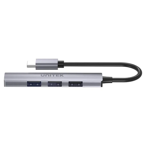 UNITEK TYPE-C TO 4 PORT USB (USB3.0+USB2.0) H1208B - Resim 3