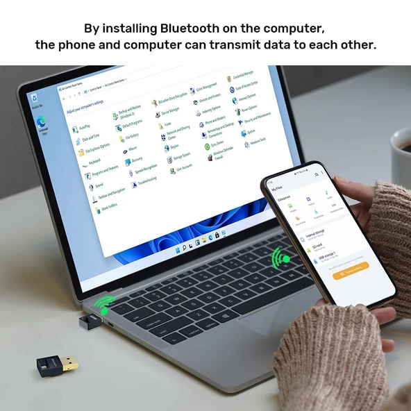 UNITEK USB BLUETOOTH 5.3 ADAPTÖR (B105B) - Resim 6