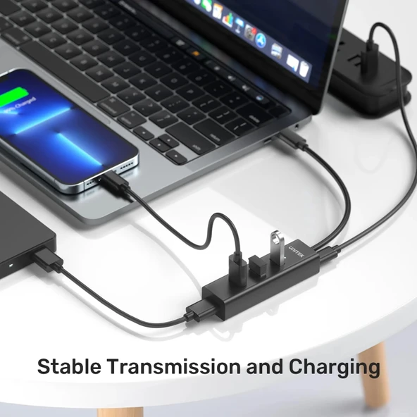 UNITEK TYPE-C TO 4 PORT USB 3.0 + TYPE-C (Y-3089Z01) - 6