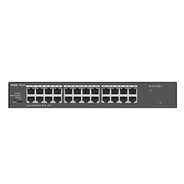 RUİJİE-REYEE RG-ES124G-L 24XGE F.GIGABİT NETWORK SWİTCH