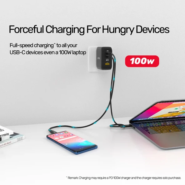 UNITEK USB4 THUNDERBOLT KABLO 0.8MT 40GBPS, 8K60Hz,100W (C14100BK-0.8M) - 6