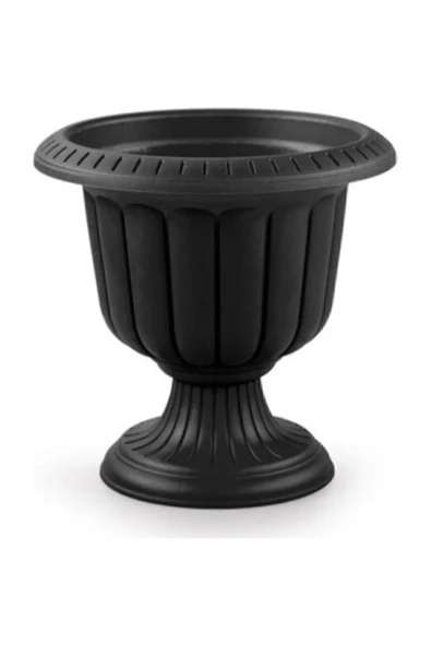 Nergis Ayaklı Saksı 48 Cm Antrasit 2 No 3 Lt. Royaleks-N002 ürün görseli 1