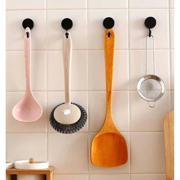 Kendinden Yapışkanlı Renkli Duvar Askısı - 4