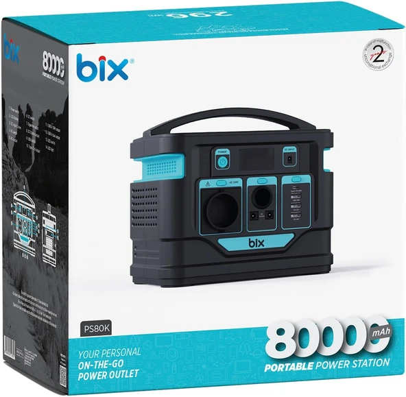 Bix PS80K 80000mAh  Taşınabilir Şarj Cihazı, - 3
