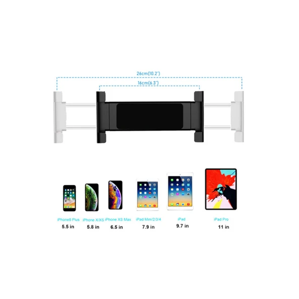Masa Üstü 360 Derece Ayarlanabilir Tablet Tutucu Telefon Standı 6.3’’- 11 İnç’’ Masaüstü Tablet - 5