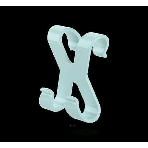 BUFFER® Hang it Pratik Kolay Taşımabilir Havlupan 2 Kancalı Banyo Askısı - 7