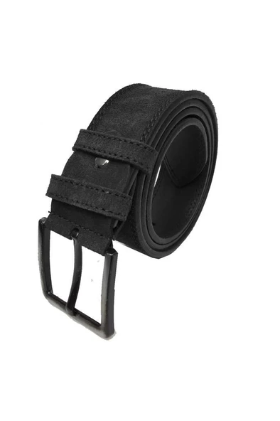 Derrys 4cm Hakiki Nubuk Deri Erkek Kemer 130cm - 2