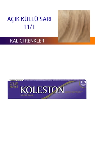 Single Tüp Boya Saç Boyası Açık Küllü Sarı 11/1 ürün görseli 1