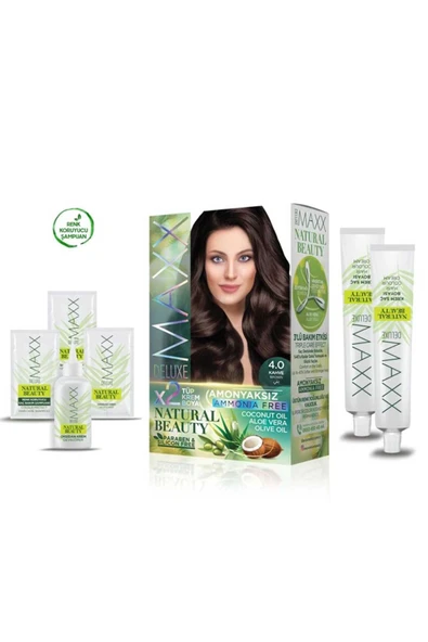 Natural Beauty Amonyaksız Saç Boyası 4.0 Kahve - Resim 2