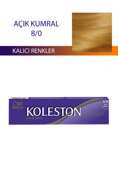 Single Tüp Boya Saç Boyası Açık Kumral 8/0 ürün görseli 1