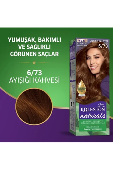 Naturals Saç Boyası Ayışığı Kahvesi 6/73 2x Paket - Resim 3