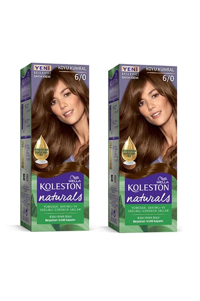 Naturals Saç Boyası Koyu Kumral 6/0 2x Paket ürün görseli 1