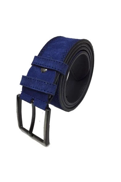 Derrys 4cm Hakiki Nubuk Deri Erkek Kemer 130cm - 5