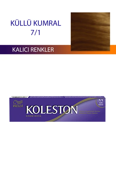 Single Tüp Boya Saç Boyası Küllü Kumral 7/1 ürün görseli 1