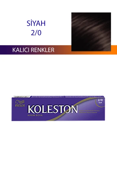Single Tüp Boya Saç Boyası Siyah 2/0 ürün görseli 1