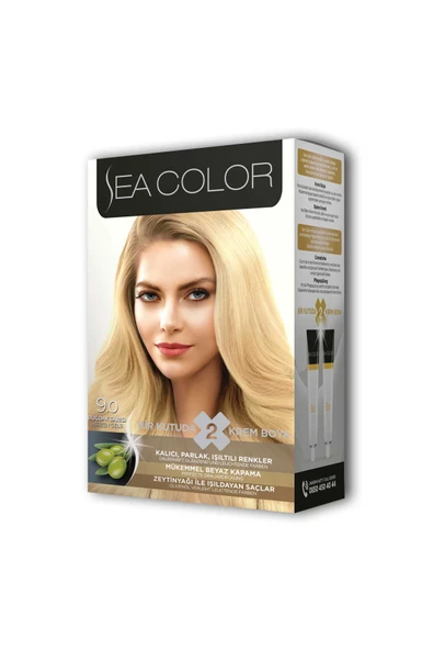 2 Tüp Krem Saç Boyası Seti Buğday Sarısı No:9.0 ürün görseli 1