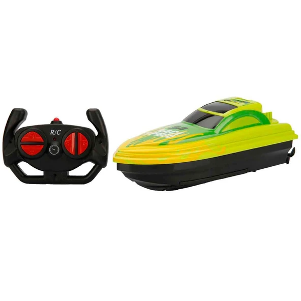 Suncon USB Şarjlı Uzaktan Kumandalı Hız Teknesi 47460 Yeşil ürün görseli 1