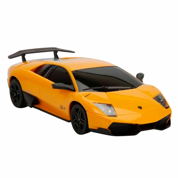Suncon 1:24 Lamborghini Murcielago SV Işıklı Uzaktan Kumandalı Araba 39403 Sarı - Resim 2