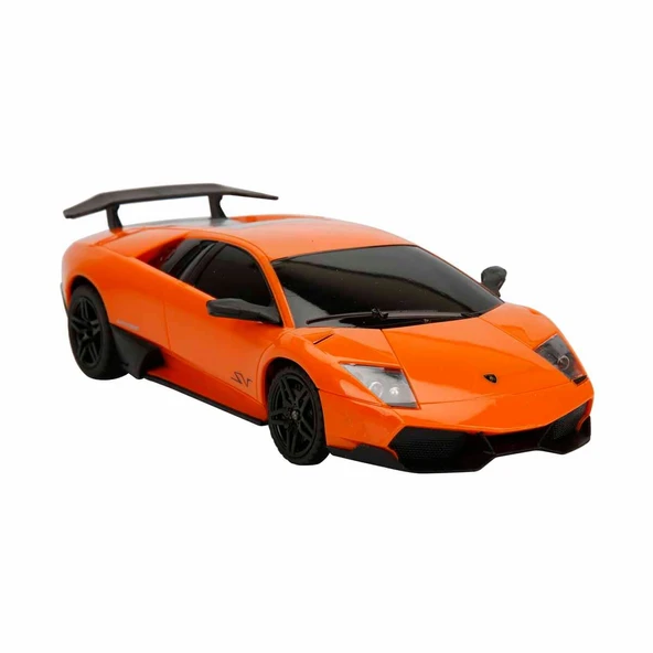 Suncon 1:24 Lamborghini Murcielago SV Işıklı Uzaktan Kumandalı Araba 39403 Turuncu - Resim 2