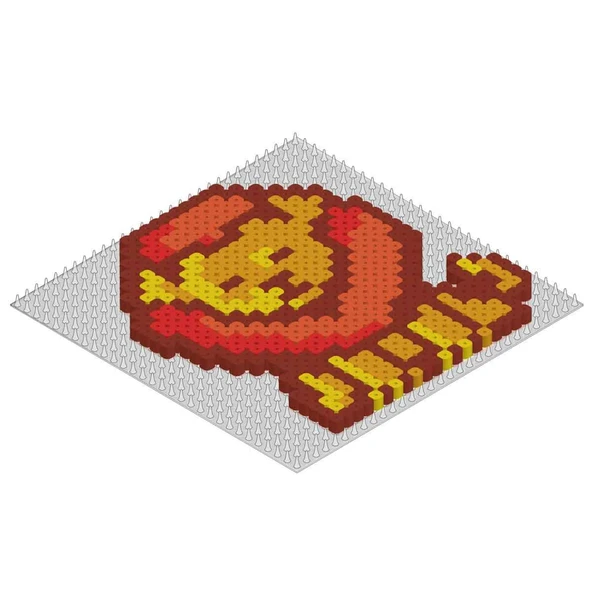 Crafy Ütü ile Yapışan Hayvanlar Boncuk Seti - Resim 3