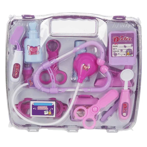 Junior Doc Çantalı Doktor Seti 13 Parça - Resim 2