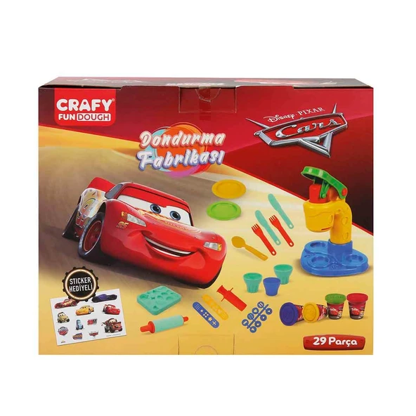 Crafy Cars Dondurma Fabrikası Oyun Hamuru Seti 200 g 29 Parça - Resim 3