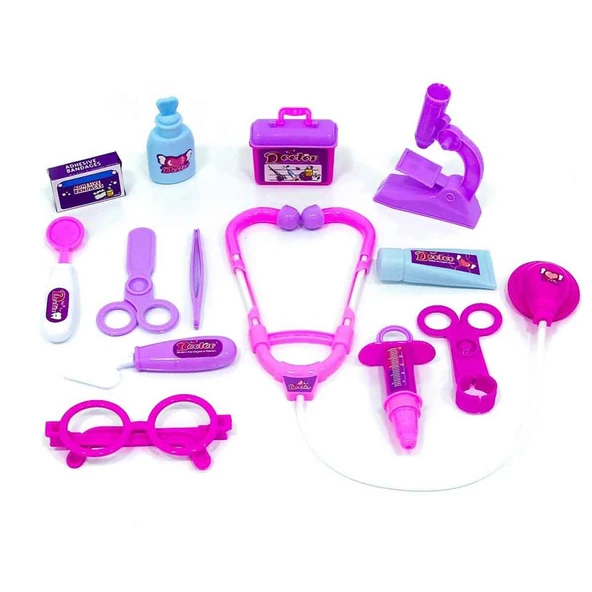 Junior Doc Çantalı Doktor Seti 13 Parça - Resim 3