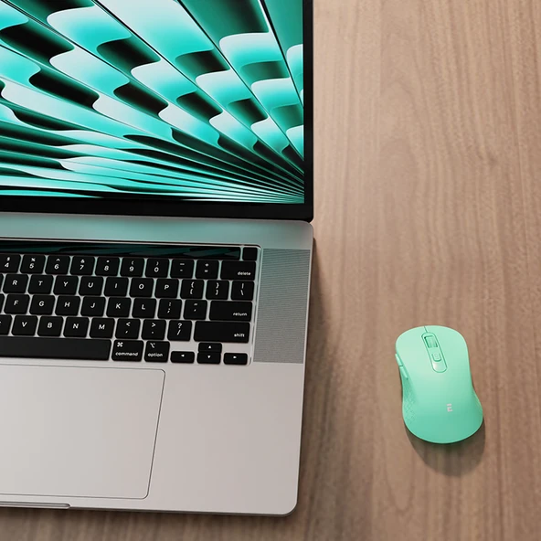 EVEREST SM-BT08 USB TURKUAZ 2 IN 1 BLUETOOTH 2.4GHZ KABLOSUZ MOUSE - 4