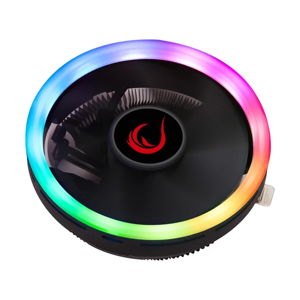 Rampage RM-C01 COOL-FIX 5.3CFM 1800RPM 100mm AMD/Intel LGA1200 Uyumlu RGB Hava Soğutmalı CPU Fan - 2