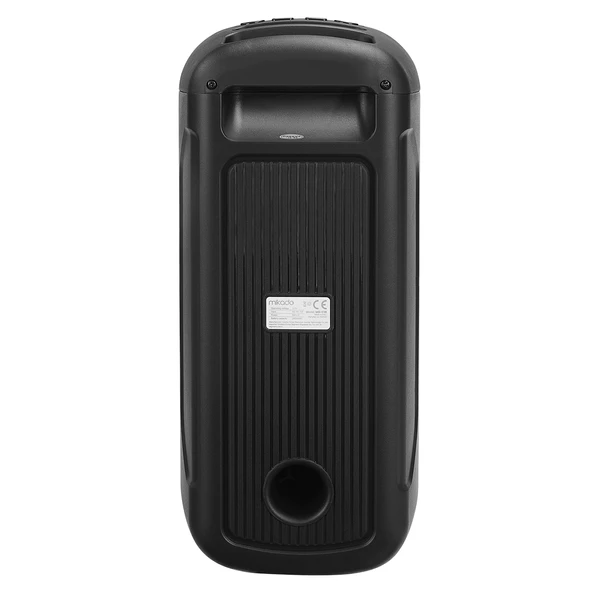 Mikado MD-C18 Siyah 8W RGB Işıklı Taşınabilir Speaker Hoparlör - Resim 4