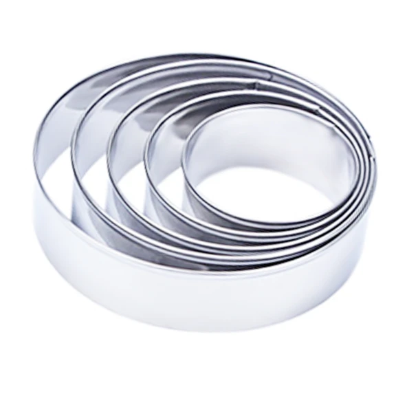 Kurabiye Kalıbı Metal Yuvarlak 5 Parça - 2