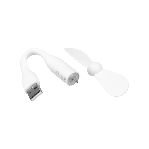 S-LINK SL-UF05 TAŞINABİLİR ESNEK BEYAZ USB MİNİ FAN - 2