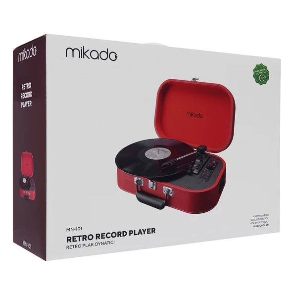 Mikado Nostalgia MN-101 Pikap Fil dişi Usb+RCA+Bluetooth Destekli Müzik Kutusu - 6