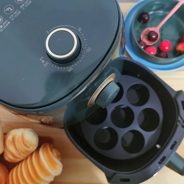 Silikon Airfryer Muffin Cupcake Kek -Kurabiye Pişirme Kalıbı 7 Bölmeli - 4